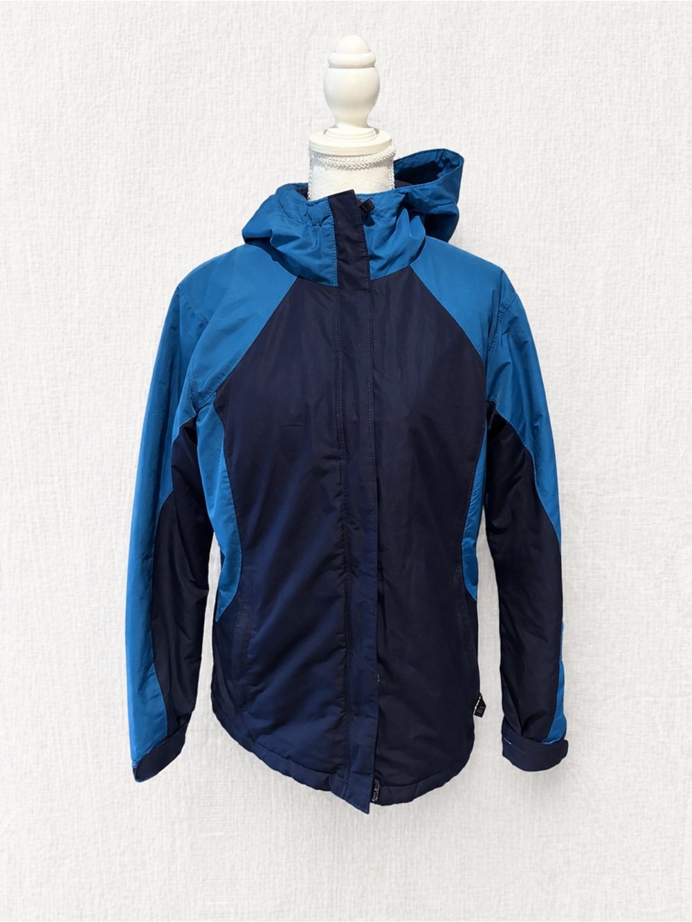 Columbia Two-Tone Blue Hooded Jacket